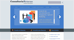Desktop Screenshot of consultoriaretorno.com.br